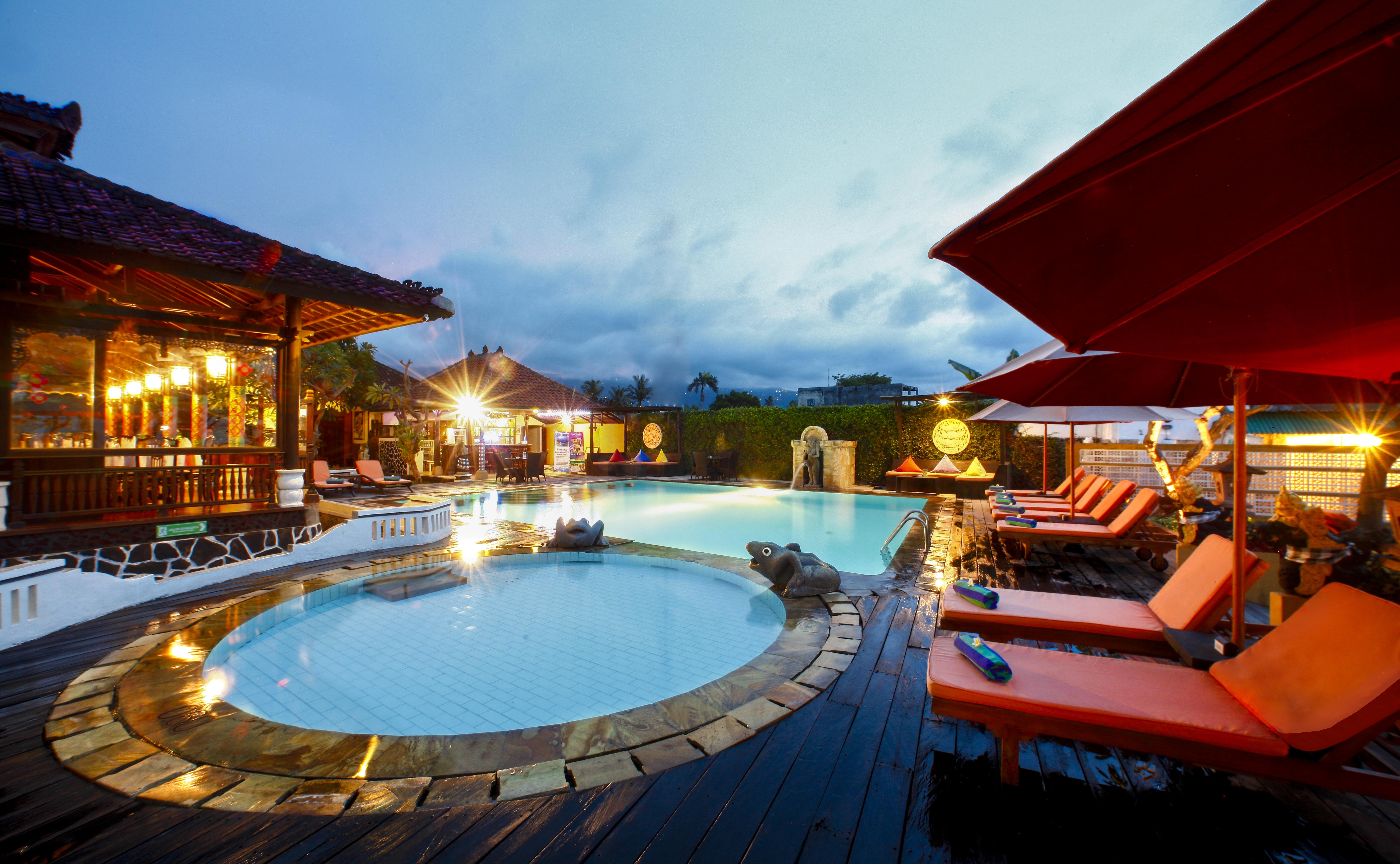 Bali Taman Beach Resort & Spa Lovina Pabean Buleleng エクステリア 写真